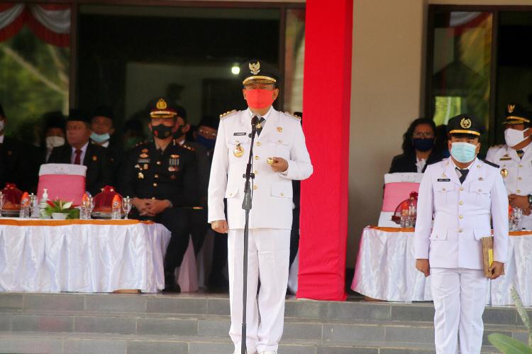 Upacara HUT RI Ke-75, Bupati Kalatiku: Rakyat Titik Sentral Pelayanan ...