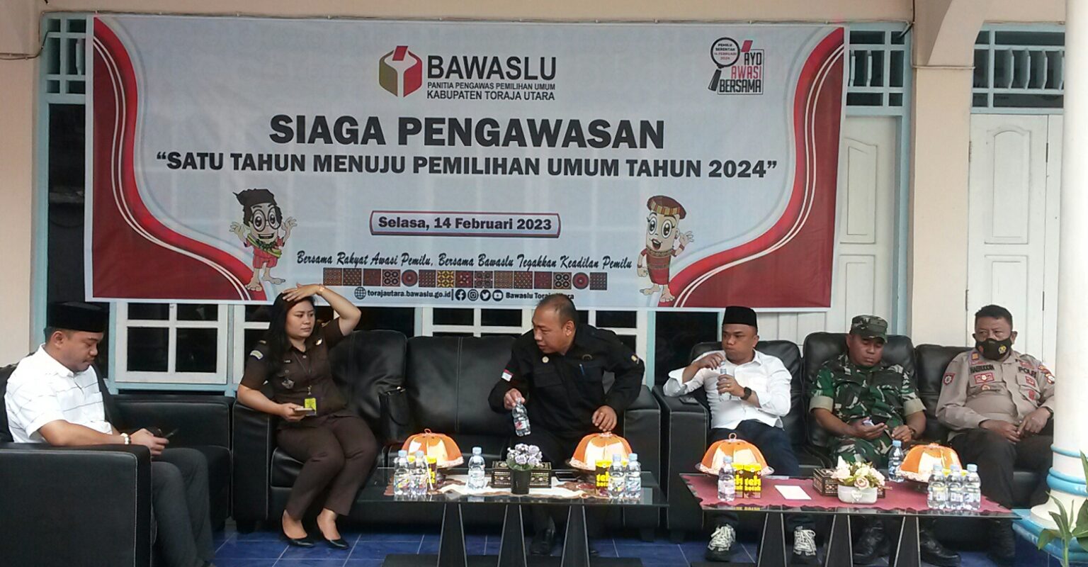 Bawaslu Torut Gelar Siaga Pengawasan Satu Tahun Pemilu 2024 Hadirkan